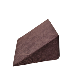 Cuscino a cuneo multifunzionale 35x45x20 cm - per sdraiarsi, leggere e sostenere le gambe - 1021 Marrone