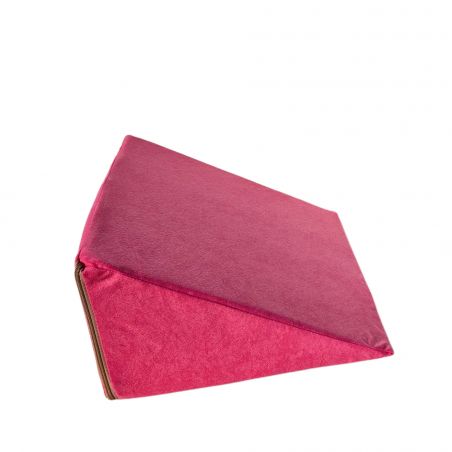 Cuscino a cuneo multifunzionale 35x45x20 cm - per sdraiarsi, leggere e sostenere le gambe - 1227 Rosa