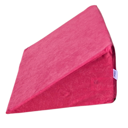 Cuscino a cuneo multifunzionale 35x45x20 cm - per sdraiarsi, leggere e sostenere le gambe - 1227 Rosa