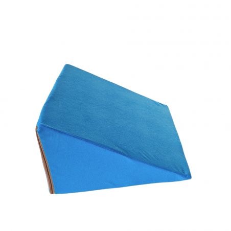 Cuscino a cuneo multifunzionale 35x45x20 cm - per sdraiarsi, leggere e sostenere le gambe - 1331 Blu