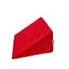 Cuscino a cuneo multifunzionale 35x45x20 cm - per sdraiarsi, leggere e sostenere le gambe - 3100 Rosso