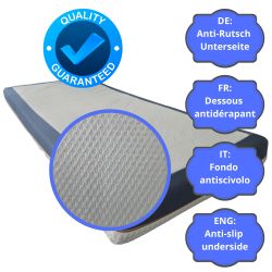 Coprimaterasso MIDNIGHT 90x200 (15–18 cm) con cerniera, elastico, antiscivolo, lavabile a 30°C | Natalia Spzoo