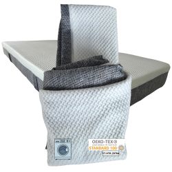 Coprimaterasso CLASSIC 90x200 (16–22 cm) con cerniera...