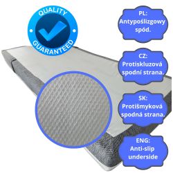 Coprimaterasso CLASSIC 90x200 (16–22 cm) con cerniera perimetrale, antiscivolo, con maniglie, lavabile a 40°C | Natalia Spzoo