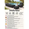 Maxi Outdoor Daybed 200x90x40 cm – lettino da giardino, pouf gigante e chaise longue 01