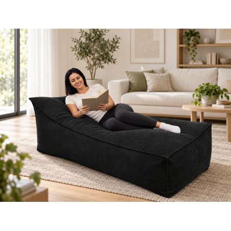 Maxi Indoor 200x90x40 cm – pouf gigante, chaise longue e lettino relax B15