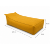 Maxi Indoor 200x90x40 cm – pouf gigante, chaise longue e lettino relax B33