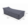 Maxi Indoor 200x90x40 cm – pouf gigante, chaise longue e lettino relax B40