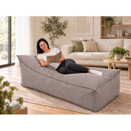 Maxi Indoor 200x90x40 cm – pouf gigante, chaise longue e lettino relax B50