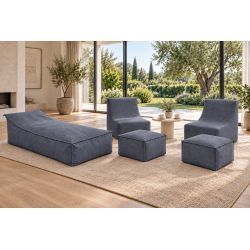 Maxi Indoor 200x90x40 cm – pouf gigante, chaise longue e lettino relax B40