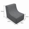 Nati Outdoor 55x75x70 cm – poltrona da giardino, poltrona relax per terrazza 23
