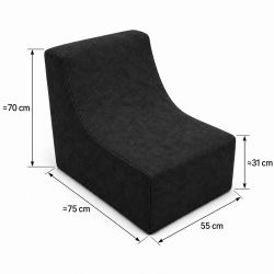 Nati Indoor 55x75x70 cm – poltrona relax, poltrona da salotto B15