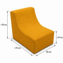 Nati Indoor 55x75x70 cm – poltrona relax, poltrona da salotto B33