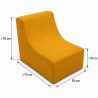 Nati Indoor 55x75x70 cm – poltrona relax, poltrona da salotto B33