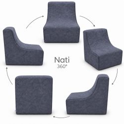 Nati Indoor 55x75x70 cm – poltrona relax, poltrona da salotto B40