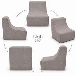 Nati Indoor 55x75x70 cm – poltrona relax, poltrona da salotto B50