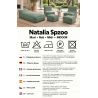 Maxi Indoor 200x90x40 cm – pouf gigante, chaise longue e lettino relax B09