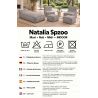 Maxi Indoor 200x90x40 cm – pouf gigante, chaise longue e lettino relax B50