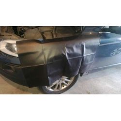 Protezione auto parafango in similpelle con banda magnetica continua