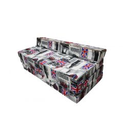 Materasso pieghevole divano schiuma ospiti 200x120x10 cm LONDON