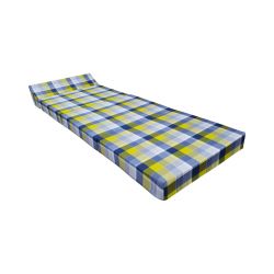 Materasso pieghevole con testiera 200x70x10 cm  002
