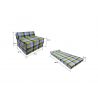 Materasso pieghevole con testiera 200x70x10 cm  002