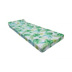 Materasso pieghevole con testiera 200x70x10 cm 005
