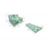 Materasso pieghevole con testiera 200x70x10 cm 005
