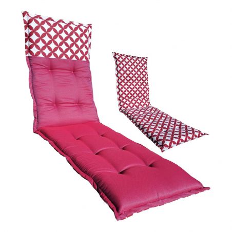 Cuscino 170 x 45 cm per Sdraio da giardino con poggiapiedi 2863404 Cuscino 170 x 45 cm per Sdraio da giardino con poggiapiedi 2863404
