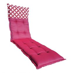 Cuscino 170 x 45 cm per Sdraio da giardino con poggiapiedi 2863404