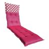 Cuscino 170 x 45 cm per Sdraio da giardino con poggiapiedi 2863404