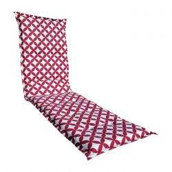 Cuscino 170 x 45 cm per Sdraio da giardino con poggiapiedi 2863404