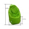 Natalia Spzoo – Pouf Poltrona Sacco a pera Medium Point con EPS perle - Verde