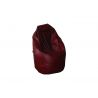 Natalia Spzoo – Pouf Poltrona Sacco a pera Medium Point con EPS perle - Rosso scuro