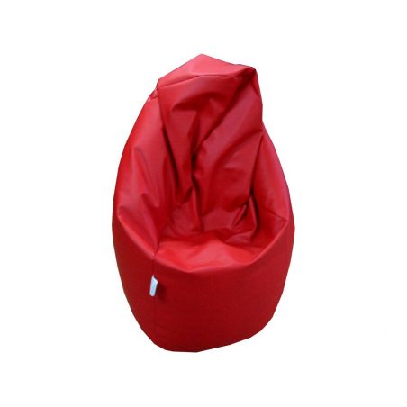 Natalia Spzoo – Pouf Poltrona Sacco a pera Medium Point con EPS perle - Rosso Natalia Spzoo – Pouf Poltrona Sacco a pera Medium Point con EPS perle - Rosso