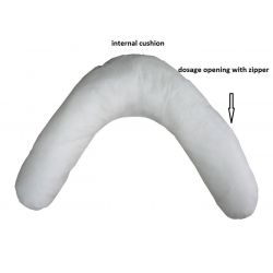 Cuscino 190 cm gravidanza allattamento con sfoderabile e lavabile federa,  EPS 003
