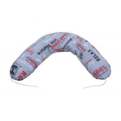Cuscino 190 cm gravidanza allattamento con sfoderabile e lavabile federa,  EPS 010