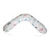 Federa in cotone con cerniera per cuscino da allattamento 190 cm 001