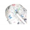 Federa in cotone con cerniera per cuscino da allattamento 190 cm 001