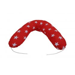 Federa in cotone con cerniera per cuscino da allattamento 190 cm 005