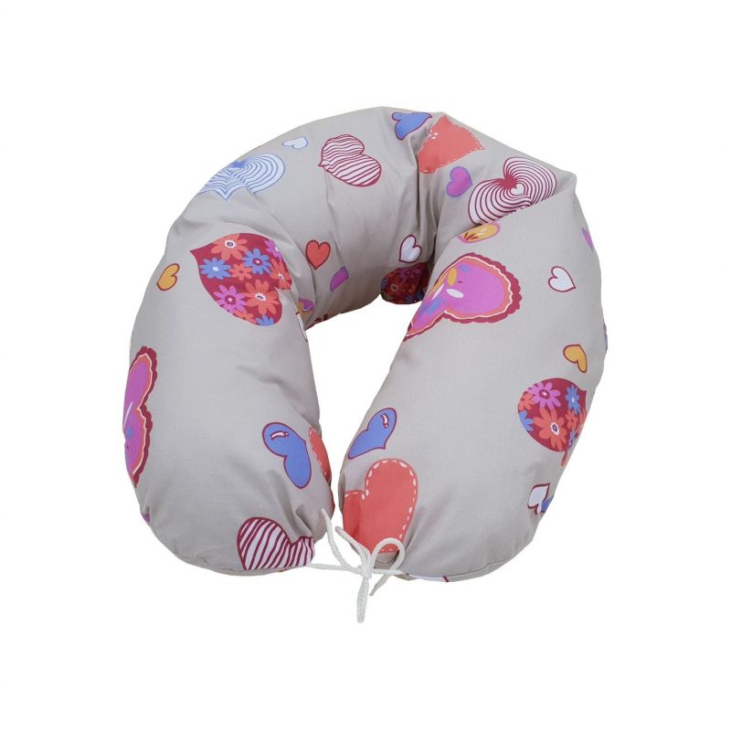 Federa in cotone con cerniera per cuscino da allattamento 190 cm  006