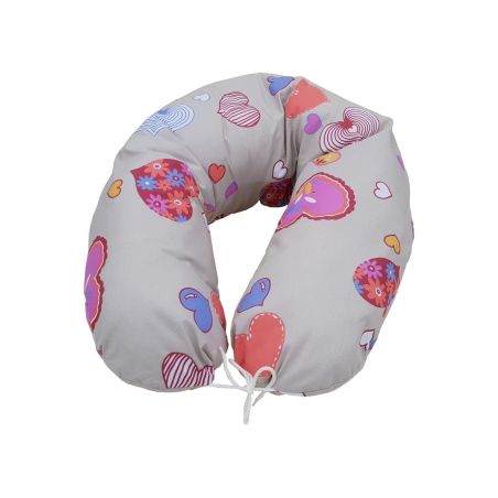 Federa in cotone con cerniera per cuscino da allattamento 190 cm  006