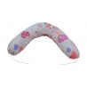 Federa in cotone con cerniera per cuscino da allattamento 190 cm  006