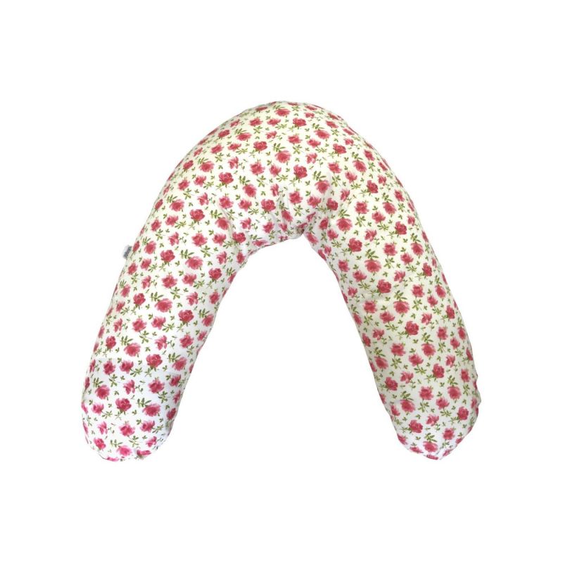 Federa in cotone con cerniera per cuscino da allattamento 190 cm  008