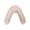 Federa in cotone con cerniera per cuscino da allattamento 190 cm  008