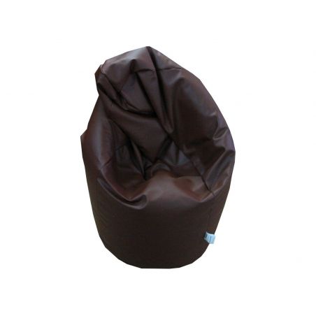 Natalia Spzoo – Pouf Poltrona Sacco a pera Medium Point con EPS perle - Marrone