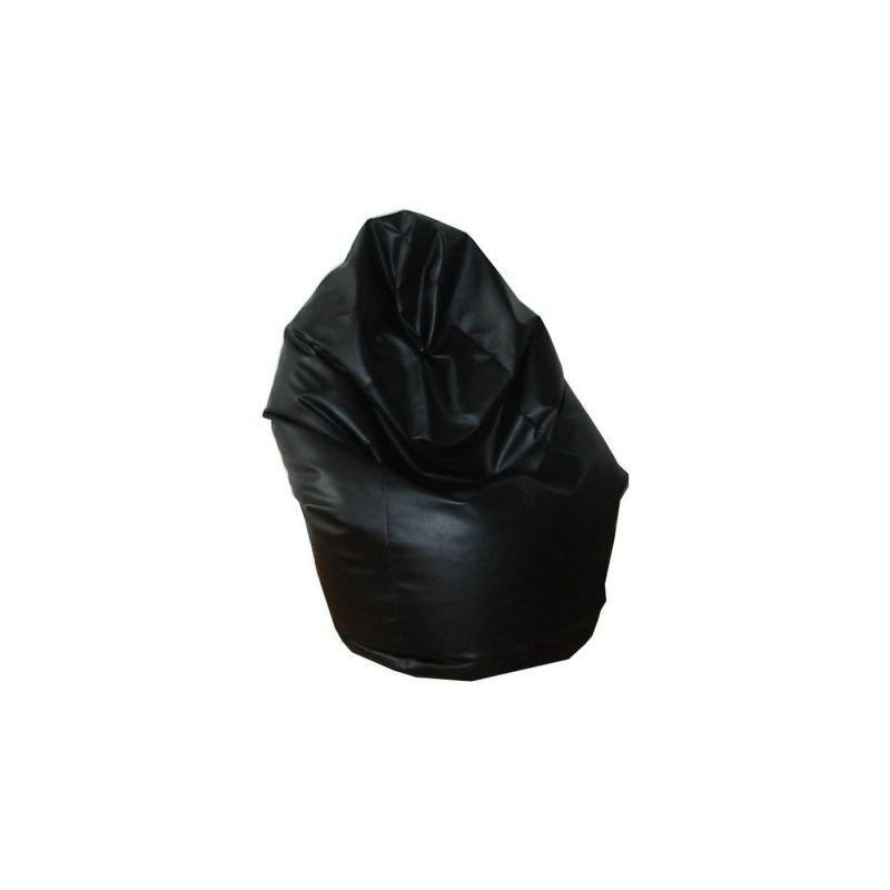 Natalia Spzoo – Pouf Poltrona Sacco a pera Medium Point con EPS perle - Nero