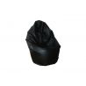 Natalia Spzoo – Pouf Poltrona Sacco a pera Medium Point con EPS perle - Nero
