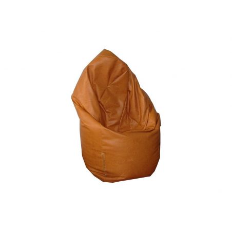 Natalia Spzoo – Pouf Poltrona Sacco a pera Medium Point con EPS perle - Giallo scuro