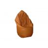 Natalia Spzoo – Pouf Poltrona Sacco a pera Medium Point con EPS perle - Giallo scuro
